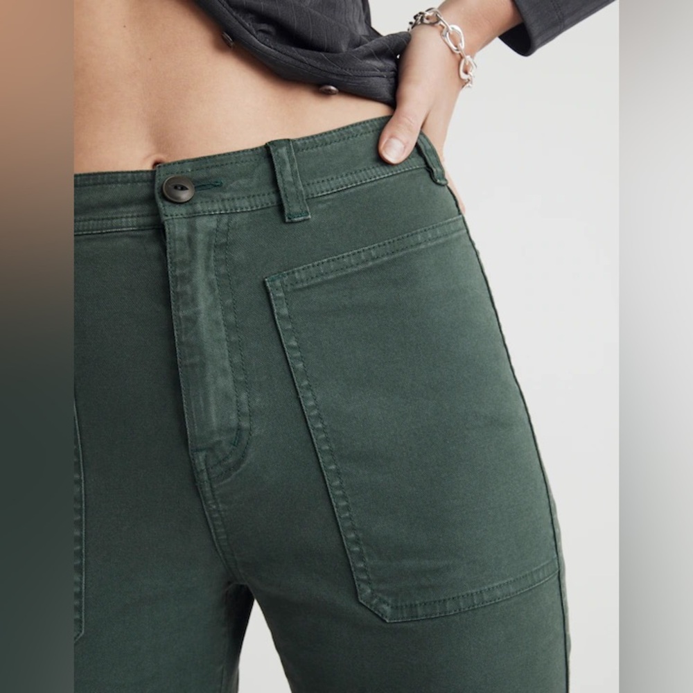 NWT Madewell The Petite '90s Straight Cargo Pant in Garment-Dyed Canvas 31 P - Picture 6 of 12